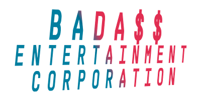 BADASS entertainment corporation branding design entertainment graphic design logo