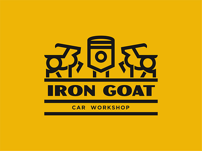 IRON GOAT branding design graphic design logo
