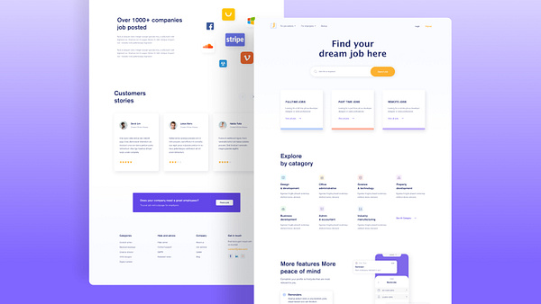 Job Seeker Website Using Html, Css & JavaScript by Nitin Jangir on Dribbble