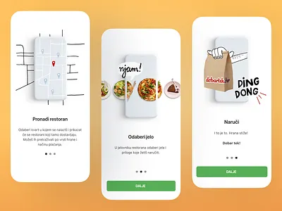 Dobartek onboarding app clean illustration ios mobile modern onboarding product ui