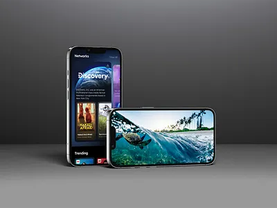 Media Platform : Discovery Channel app appdesign design discovery interactive interface ios media streaming tv ui video