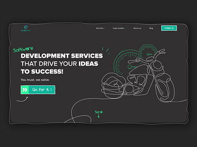 Website Redesign for Software Development Company branding design flat graphic design illustration logo ui ux vector
