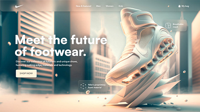 Nike future footwear - webdesign graphic design nike webdesign