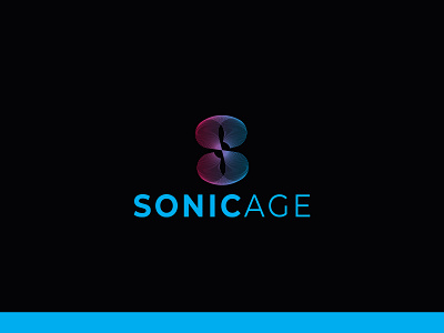 Sonic Age - Sound Healing and Technologies branding branding design design graphic design logo logo design minimalist logo minimalist logo design modern minimalist logo