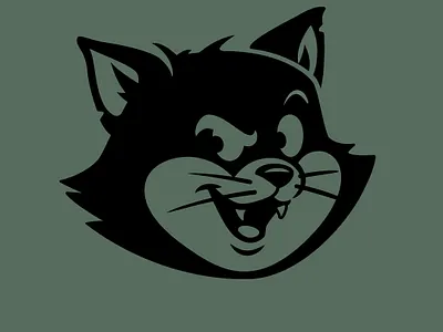 Cat mascot cat character design graphics illustration t shirt design vector vector design