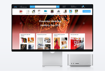 E-commerce Landing Page appui clean ui uidesign uiux webdesign