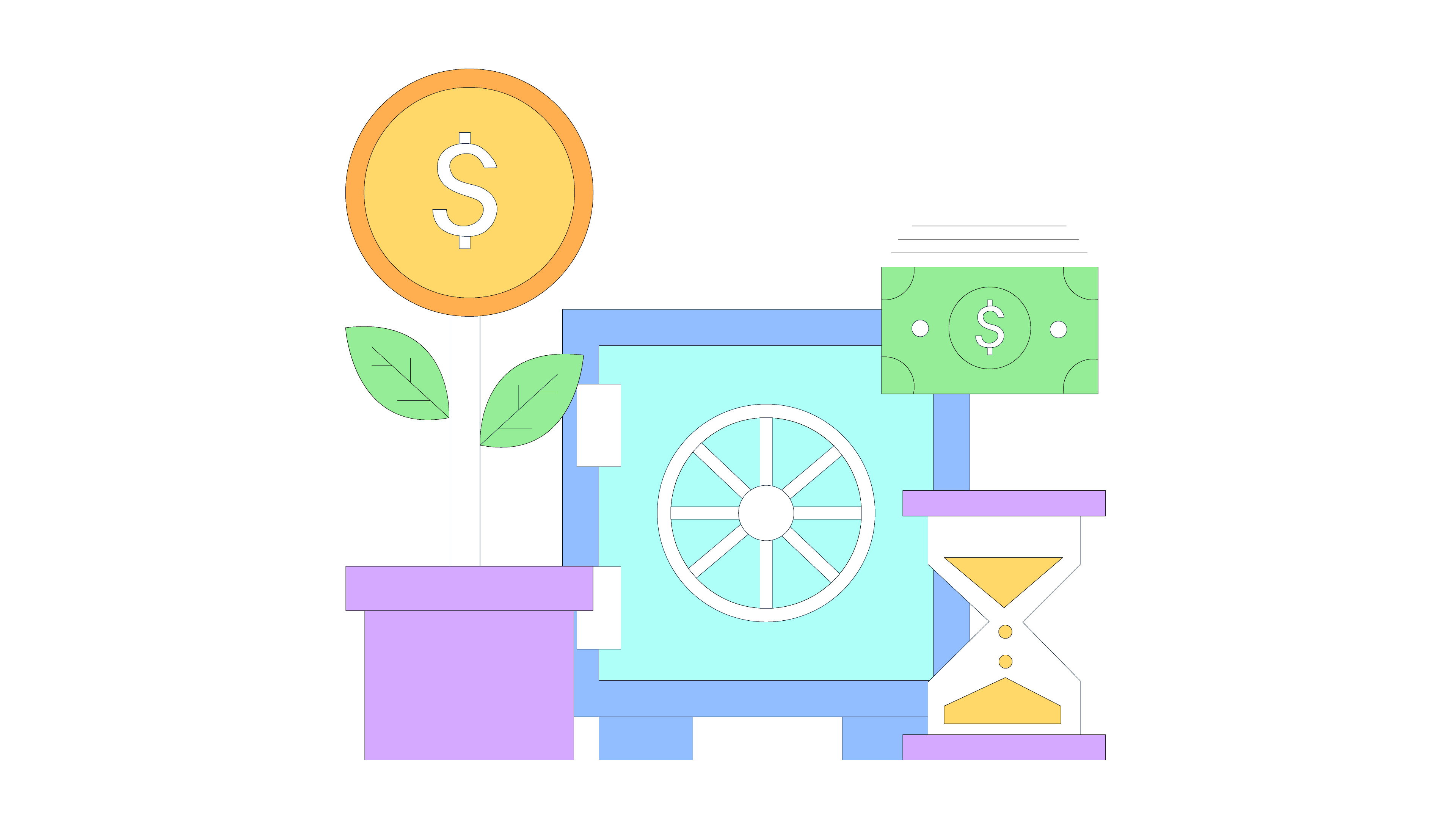 Investment Animation animation design graphic design illustration lottie motion graphics vector