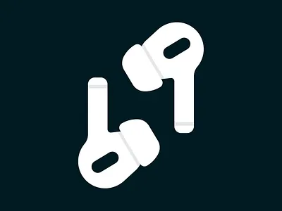 AirPods PRO airpods airpods pro apple earbuds icon music pictogram