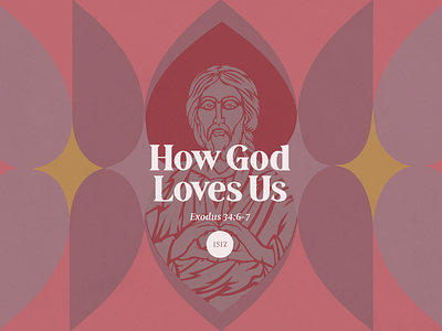 How God Loves Us bible christian design graphic design hand drawn heart heart hands hearts illustration minimal series art texture theology vector