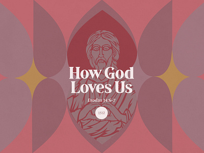 How God Loves Us bible christian design graphic design hand drawn heart heart hands hearts illustration minimal series art texture theology vector