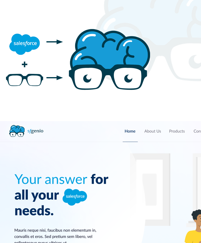 Example of SFgenio logo