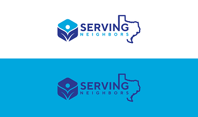 Serving Neighbors Logo app branding charity logo community logo design foundation logo graphic design helping logo illustration logo logo design texas logo typography ui ux vector