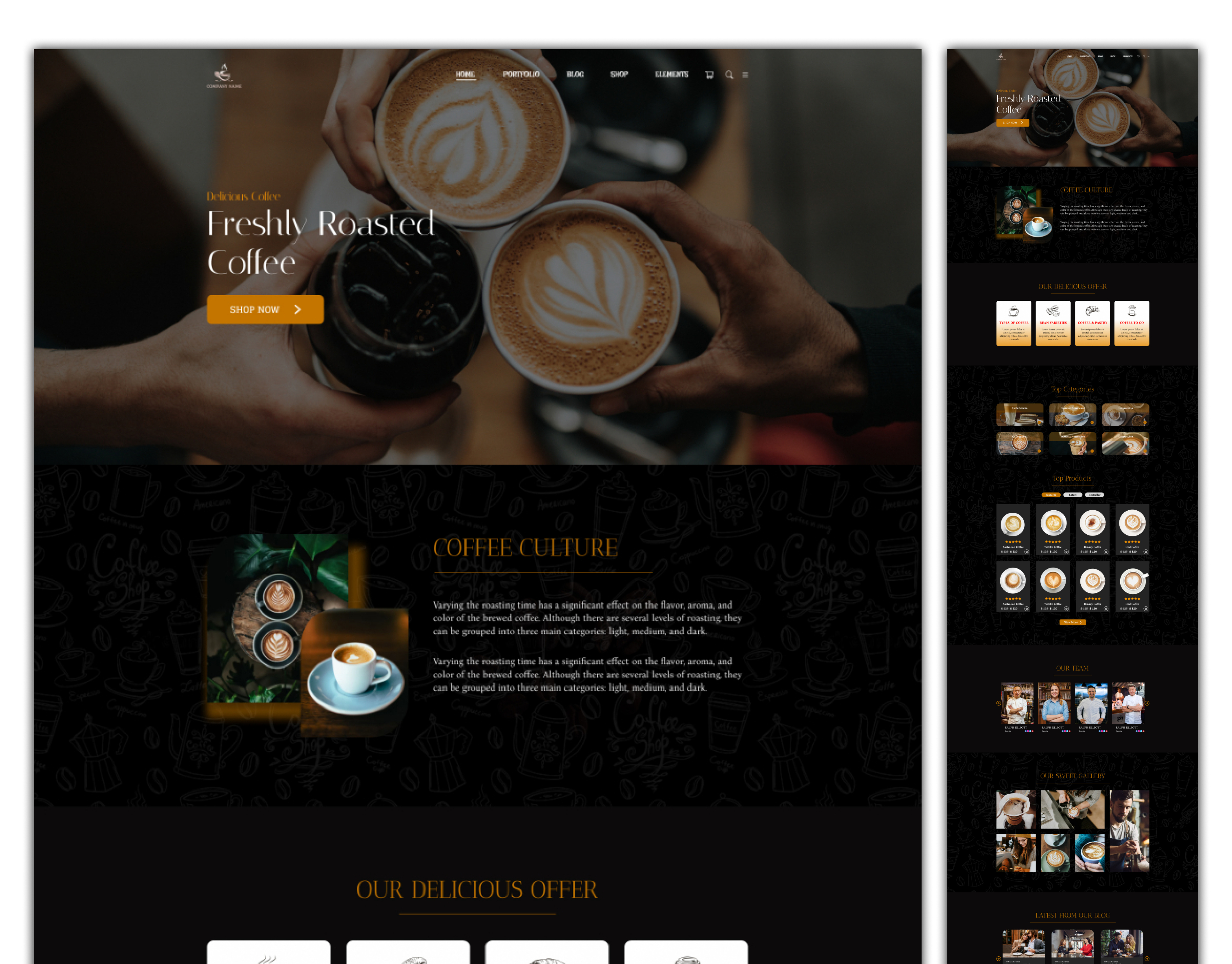 Coffee Landing Page. coffee coffeelandingpage coffeepage graphic design landingpage uiux design
