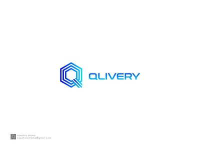 QLIVERY company graphic design logo logo design minimal modern logo