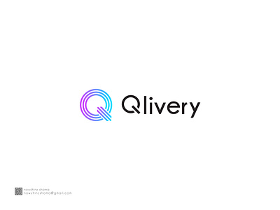 QLIVERY company graphic design logo logo design minimal modern logo