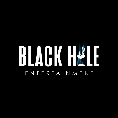 Black Hole Entertainment Logo branding graphic design logo logo design vect vector