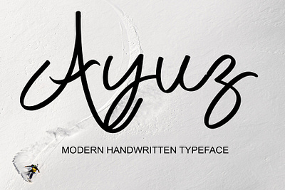 Ayuz 3d animation branding design font graphic design handwritten fonts illustration logo motion graphics typeface typography ui