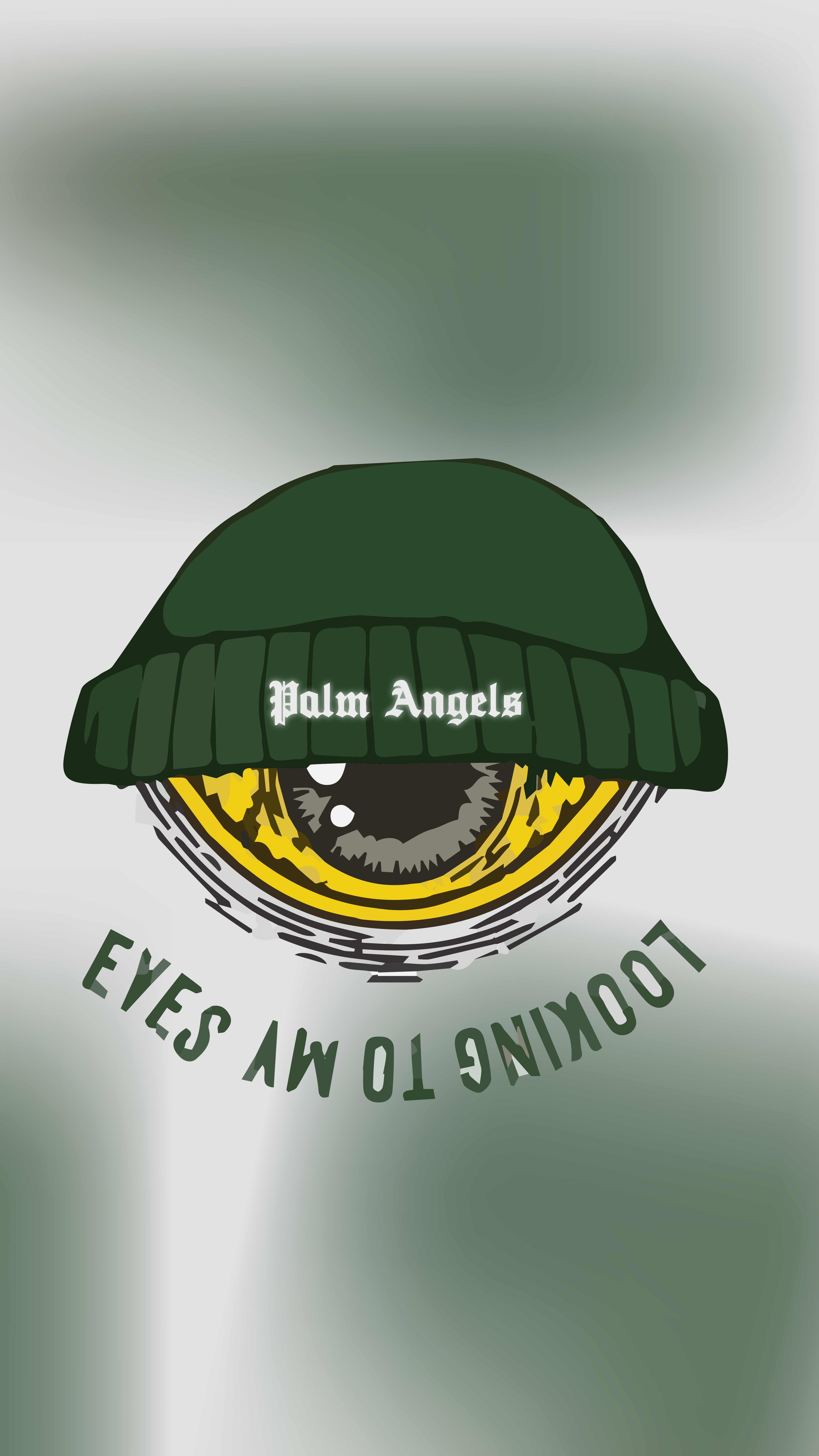 Looking to my eyes (9by16 collection) 9:16 creative zone design eye graphic design illustration illustrator instagram story logo palm quote quotes wallpapers zone