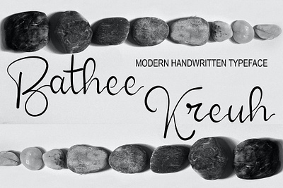 Bathee kreuh 3d animation branding design font graphic design handwritten fonts illustration logo motion graphics typeface typography ui