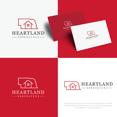 Heartland Home Buyers - Logo branding logo