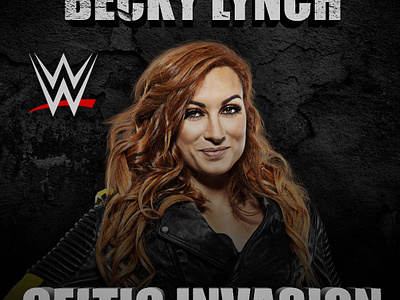 Becky Lynch - Celtic Invasion becky becky lynch design graphic design logo lynch pro wrestling typography womens wrestling wrestling wwe wwe becky lynch wwf