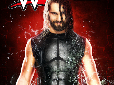 WWE 2K16 2k 2k16 branding design graphic design illustration logo pro wrestling seth rollins wrestling wwe wwe 2k wwe 2k16