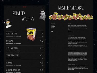 Hallwil collage design desktop digitalcollage figma layout minimal portfolio typography ui ux