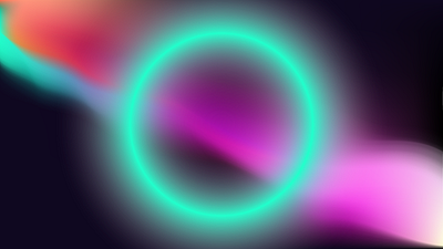 Gradient Exploration #3 bright circles continuous path dark experimenting flowing glowing gradient illustration just for fun liquid gradient mesh gradient morph outer space pink purple realistic retro futuristic shadows wavy