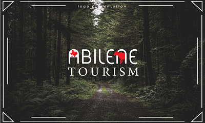 Abilene tourism LOGO 3d branding design graphic design illustration logo typography ux vector