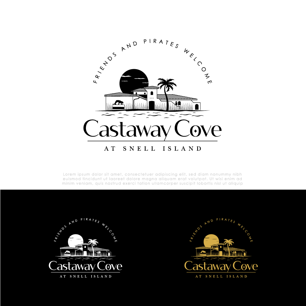 Castaway Cove Logo by haszart on Dribbble