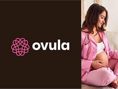 Ovula concept woman abstract branding letter logo logotype minimal monogram