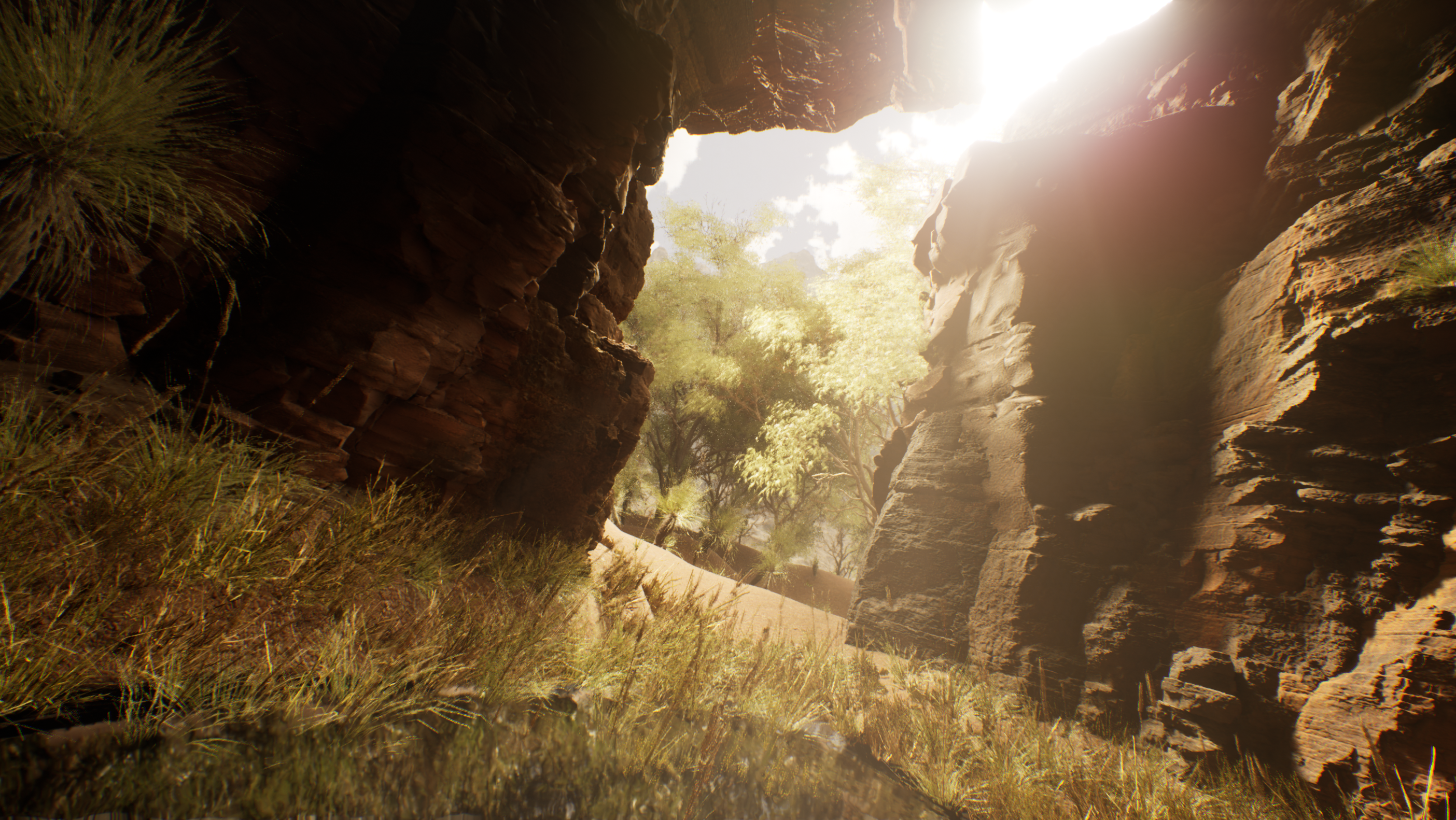 Caves | UNREAL ENGINE 5 3d caves design foliage game gaming megascans quixel rocks trees ue5 unreal engine walls