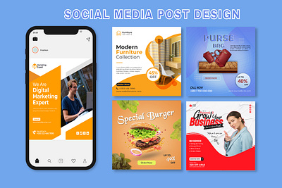 Brand New Bag Collection Instagram Banner Ad Concept Social Media