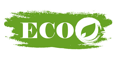 Eco label logo icon label