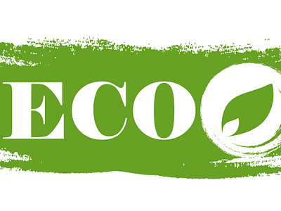 Eco label logo icon label