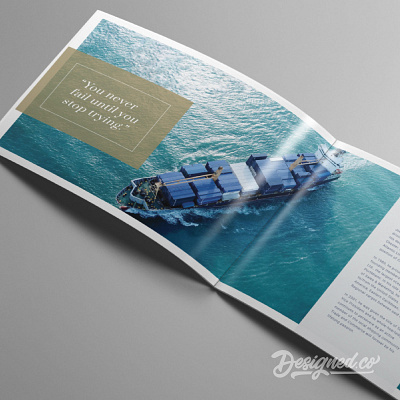 Seaboard Marine - Company Brochure Design document design graphic design print design