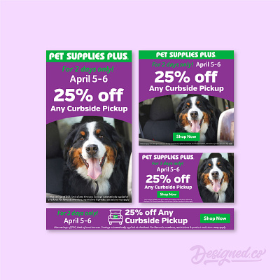 Pet Supplies Plus - Google Display Ads digital design graphic design