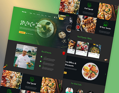 Food Website Landing Page branding burger design fastfood food food landing page food website graphic design healthy food illustration landing page landing page design pizza restaurant restaurant landing page restaurant website design ui ui design ui ux design ux