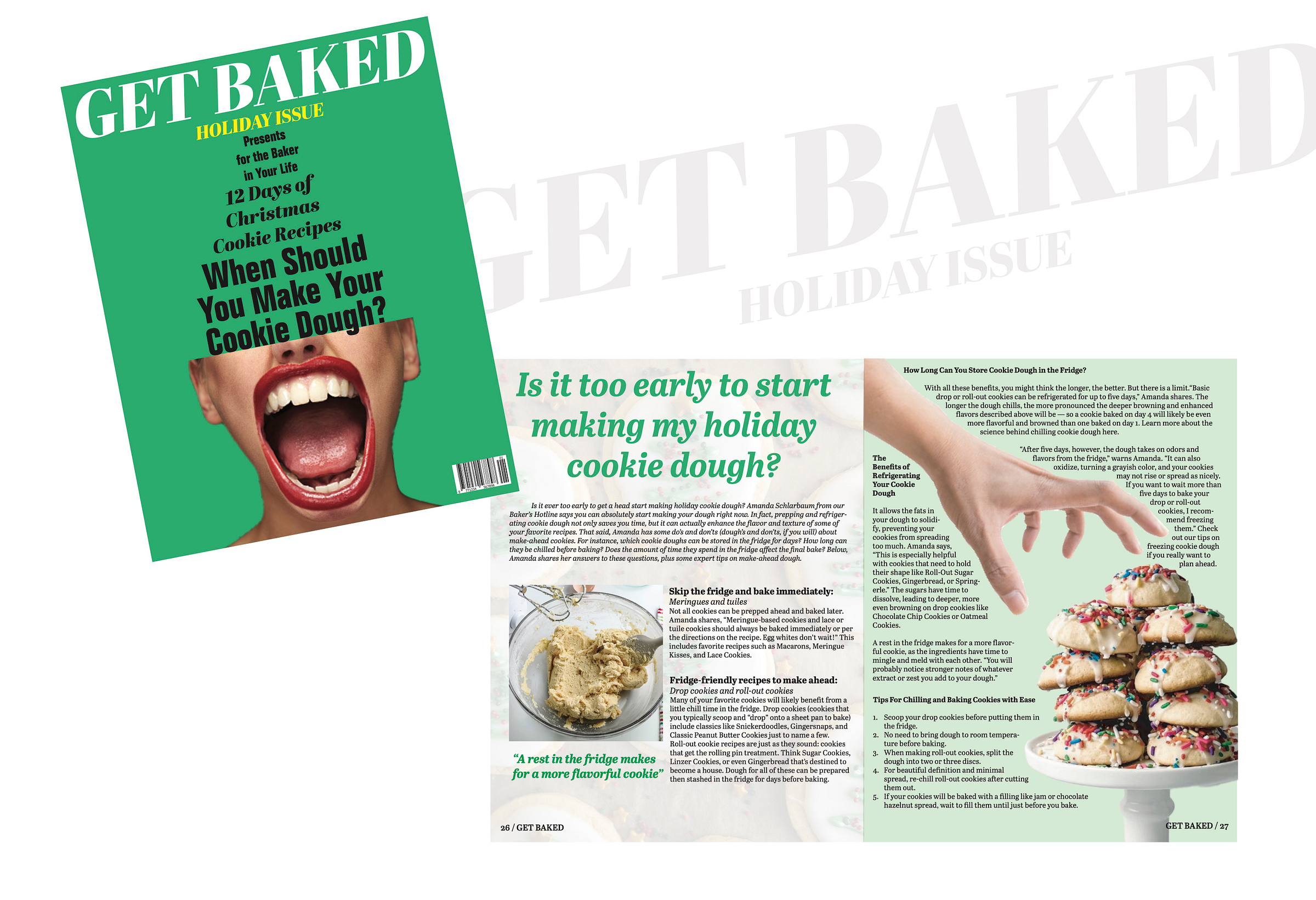 Magazine Spread and Cover by Ciara Holland on Dribbble