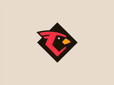 Cardinal Logo Concept bird branding cardinal graphic design illustration illustrative logo logo red