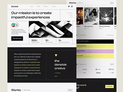 Digital Agency website landing page agency animation clean creative design digital agency landing page marketing marketing animation ui ux modern webpage webpage website