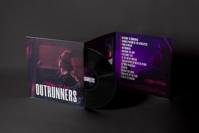 Outrunners - Album Art Direction album branding cd hardcore metal music vinyl