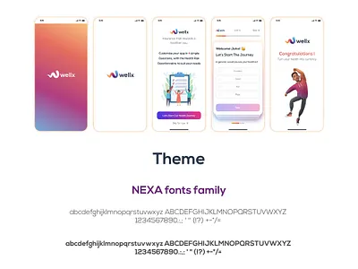 Mobile app onboarding screens design design ui ux