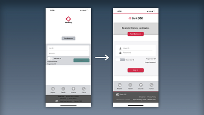 Bank OZK - App Remake branding design ui ux