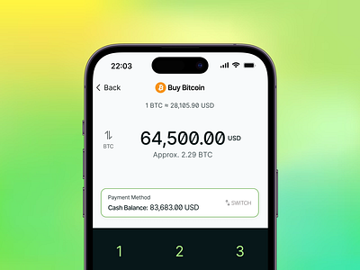 Speedy Wallet ⚡️ android bitcoin clean concept crypto design ios mobile ui wallet web 3