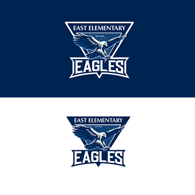 Eagles Emblem - Elementary School (Concept) design graphic design illustration logo typography