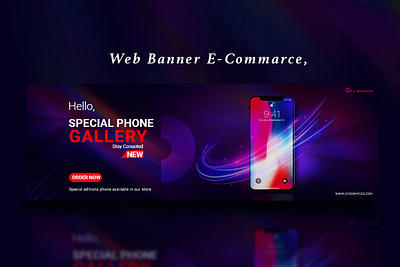 Web Banner E-commarce ( 01 ) 3d animation branding design graphic design illustration logo motion graphics ui vector web banner