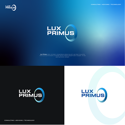 Lux Primus - Consulting and Advising Firm (Concept) design graphic design logo typography