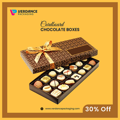 Custom Card Board Chocolate Boxes Offered By Verdance Packaging cardboard chocolate boxes chocolate boxes custom boxes custom chocolate boxes custom packaging