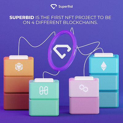 Superbid's new colors 3d branding